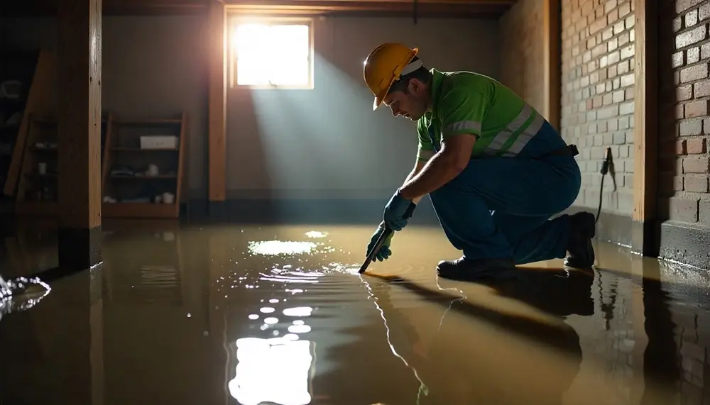 Professional water damage restoration services in Hankamer, TX